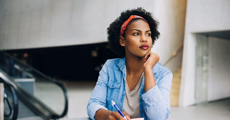 A thoughtful woman considers what to do if the abortion pill fails.